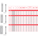 Fitzrovia 4 Column Radiator - 500mm H x 806mm W