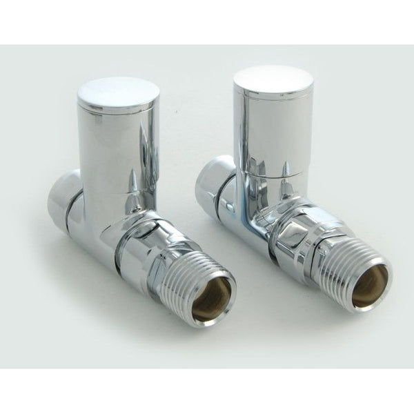 Essential Manual Straight Modern Radiator Valves