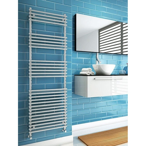 Altona Towel Rail - 800mm High x 500mm Wide - White